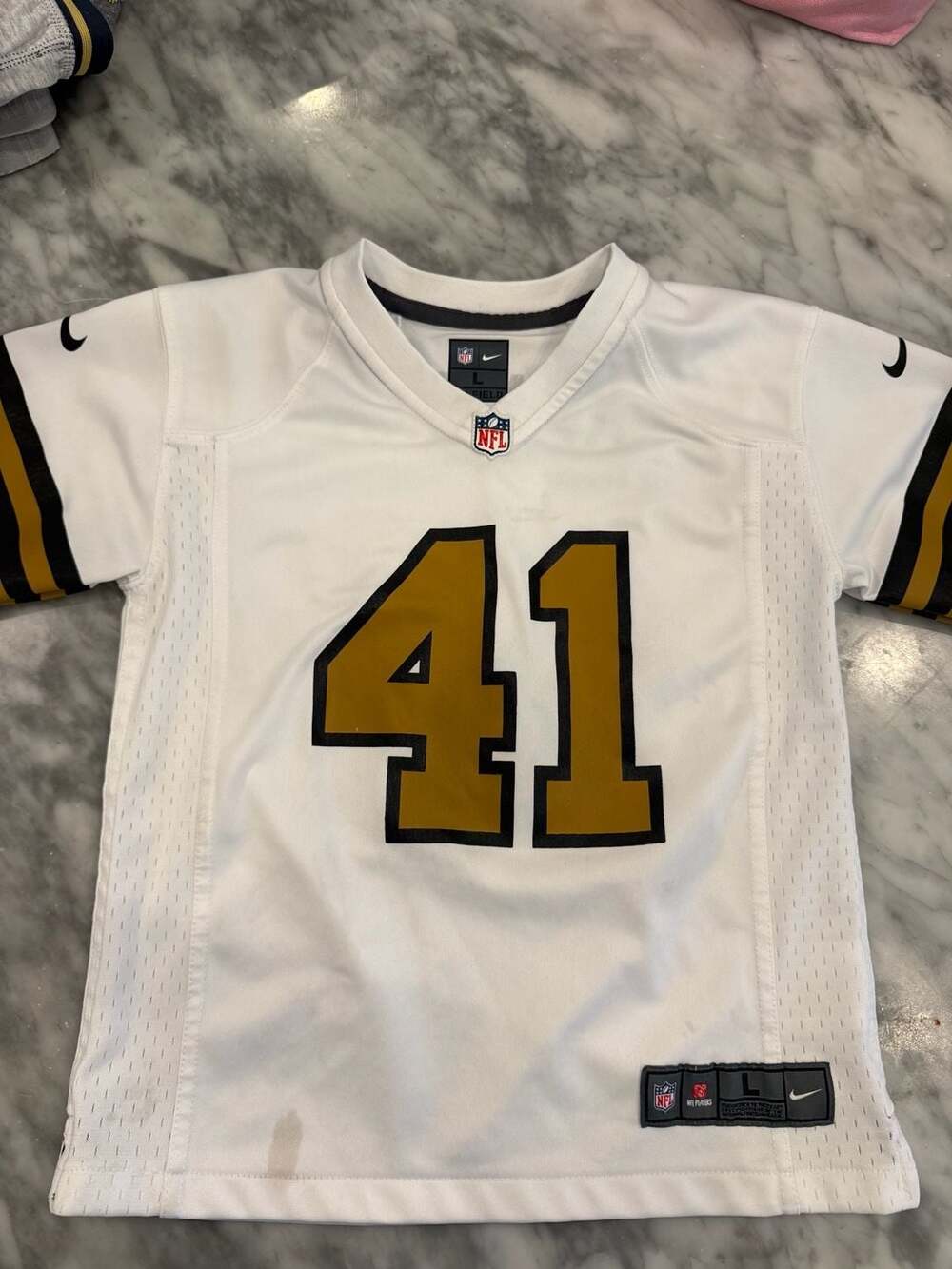 Nike New Orleans Saints Alvin Kamara #41 Kids Football Jersey